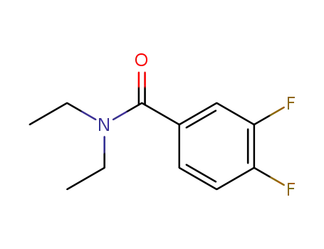 Molecular Structure of 130286-84-9 (N,N-diethyl-3,4-difluorobenzamide)