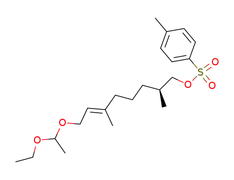 6-Octen-1-ol, 8-(1-ethoxyethoxy)-2,6-dimethyl-,
4-methylbenzenesulfonate