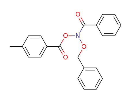 Molecular Structure of 220168-43-4 (N-(benzyloxy)-N-{[(4-methylphenyl)carbonyl]oxy}benzamide)