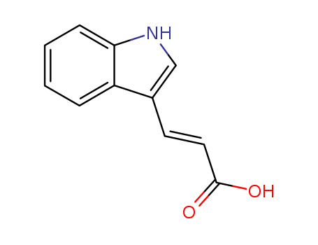 (2E)-3-(1H-Indol-3-yl)acrylic acid 1204-06-4