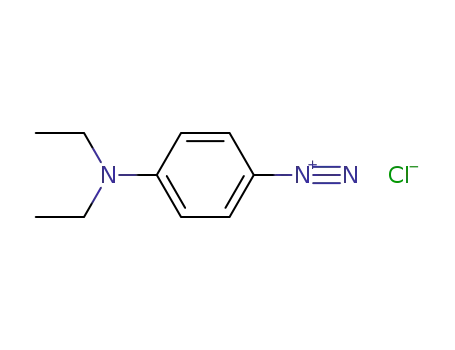Molecular Structure of 148-90-3 (4-(diethylamino)benzenediazonium chloride)
