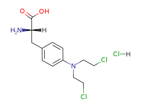 CAS:3223-07-2 C13H19Cl3N2O2 4-BIS(2-CHLORETHYL)-AMINO-L-PHENYLALANINE HYDROCHLORIDE  CAS NO.3223-07-2