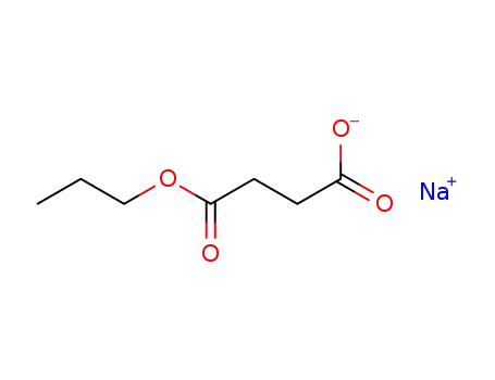 Molecular Structure of 69361-29-1 (succinic acid monopropyl ester sodium salt)