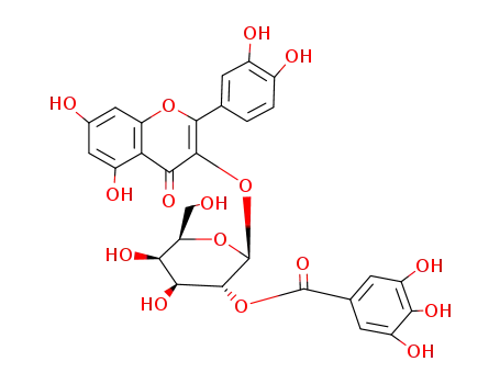 Molecular Structure of 53209-27-1 (2'-O-GALLOYLHYPERIN)