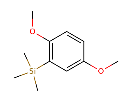 Molecular Structure of 72054-75-2 (Silane, (2,5-dimethoxyphenyl)trimethyl-)
