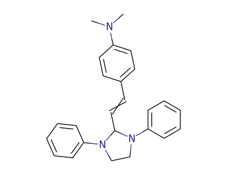 Molecular Structure of 74401-94-8 (2-(p-dimethylaminostyryl)-N,N'-diphenyl-1,3-imidazolidine)