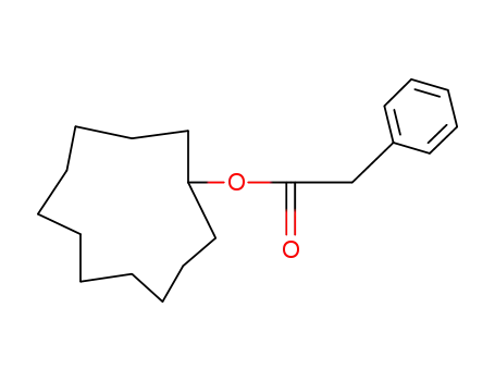 Molecular Structure of 42463-71-8 (cyclododecyl 2-phenylacetate)