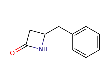Molecular Structure of 777885-07-1 ((+/-)-4-benzyl-2-azetidinone)