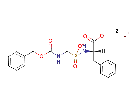 N-<<<(benzyloxycarbonyl)amino>methyl>methoxyphosphinyl>-L-phenylalanine, dilithium salt