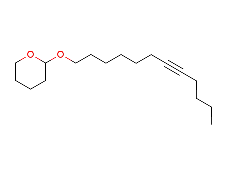 Molecular Structure of 16695-32-2 (2-(7-Dodecynyloxy)tetrahydro-2H-pyran)
