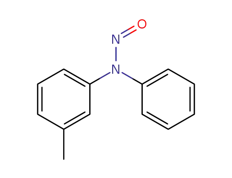 Molecular Structure of 82880-43-1 (Benzenamine, 3-methyl-N-nitroso-N-phenyl-)