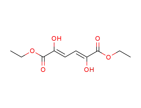 Molecular Structure of 129363-88-8 (2,4-Hexadienedioic acid, 2,5-dihydroxy-, diethyl ester)
