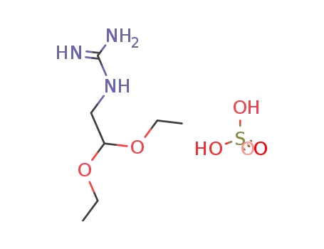Molecular Structure of 52225-73-7 ((2,2-Diethoxyethyl)guanidinium sulphate)