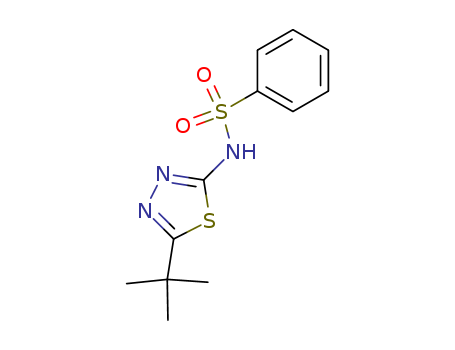 Benzenesulfonamide,N-[5-(1,1-dimethylethyl)-1,3,4-thiadiazol-2-yl]-