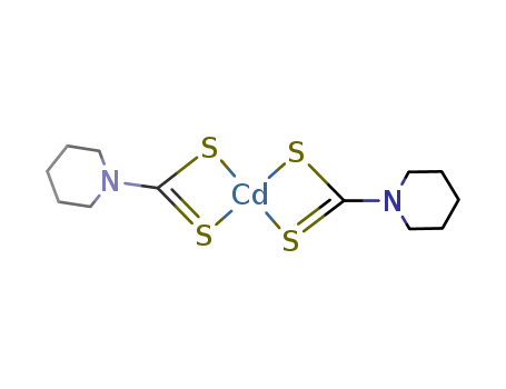 Cadmium,bis(1-piperidinecarbodithioato-S,S')-, (T-4)- (9CI)