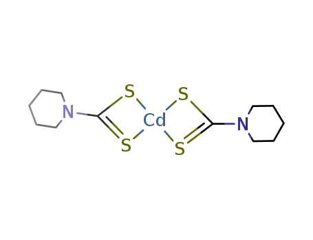 Molecular Structure of 14949-59-8 (cadmium bis(piperidine-1-carbodithioate))