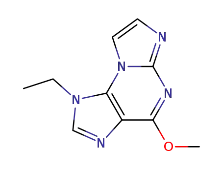 Molecular Structure of 137063-88-8 (N<sup>2</sup>,3-Etheno-9-ethyl-O<sup>6</sup>-methylguanine)