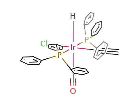 {IrHCl(CCH)(CO)(P(C<sub>6</sub>H<sub>5</sub>)3)2}