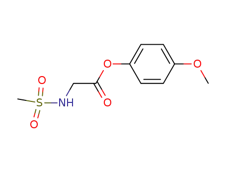 Glycine, N-(methylsulfonyl)-, 4-methoxyphenyl ester