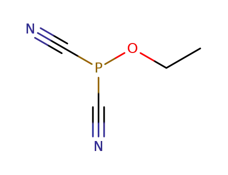 Molecular Structure of 33326-13-5 (phosphorodicyanidous acid ethyl ester)