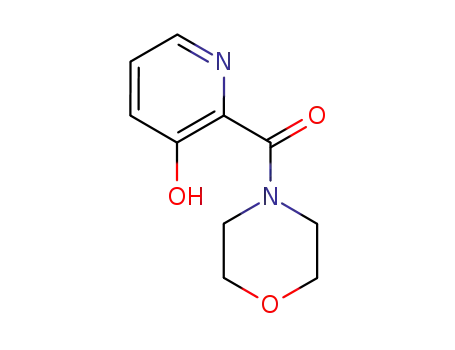 Molecular Structure of 1206-87-7 (4-[(3-hydroxy-2-pyridyl)carbonyl]morpholine)