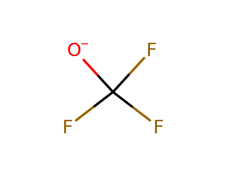 Molecular Structure of 57178-38-8 (Trifluoro-methanol anion)