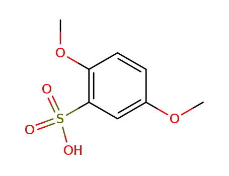 Molecular Structure of 7134-14-7 (Benzenesulfonic acid, 2,5-dimethoxy-)