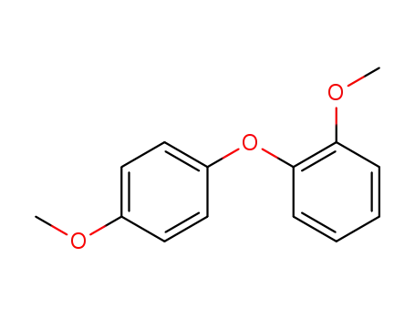 Molecular Structure of 1655-72-7 (1-(4-Methoxyphenoxy)-2-methoxybenzene)