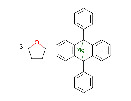 Molecular Structure of 126615-80-3 (C<sub>26</sub>H<sub>18</sub>Mg*3C<sub>4</sub>H<sub>8</sub>O)