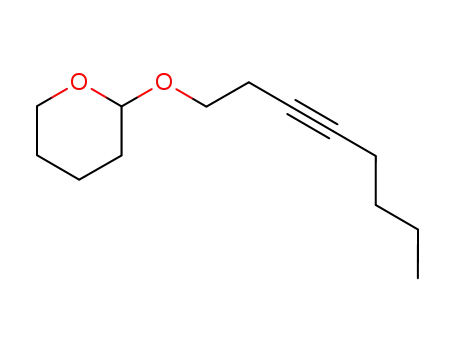Molecular Structure of 85217-50-1 (2-(3-octyn-1-yloxy)tetrahydro-2H-pyran)