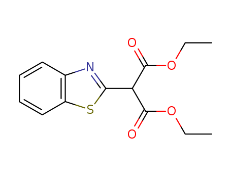Propanedioic acid, 2-benzothiazolyl-, diethyl ester