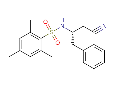 N-[(1S)-1-cyanomethyl-2-phenylethyl]-2,4,6-trimethylbenzenesulfonamide