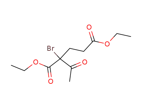Molecular Structure of 857820-05-4 (2-acetyl-2-bromo-glutaric acid diethyl ester)