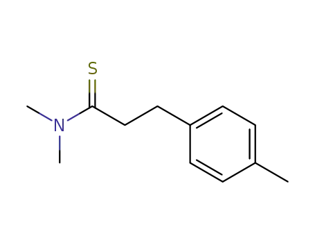 Molecular Structure of 409110-63-0 (Benzenepropanethioamide,  N,N,4-trimethyl-)