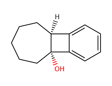 Molecular Structure of 54881-57-1 ((4bR,9aS)-5,6,7,8,9,9a-hexahydro-4bH-benzo[3,4]cyclobuta[1,2][7]annulen-4b-ol)
