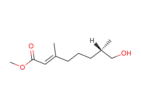methyl (E)-(S)-(-)-3,7-dimethyl-8-hydroxy-2-octenoate