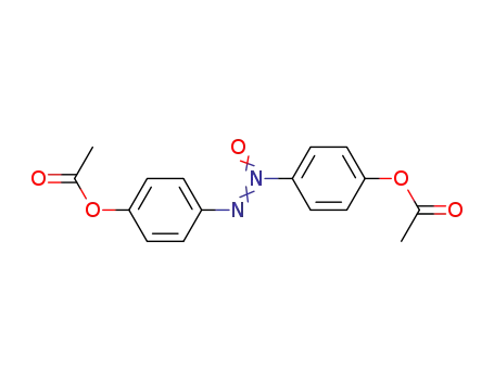 Molecular Structure of 79030-44-7 (4-{(Z)-[4-(acetyloxy)phenyl]-NNO-azoxy}phenyl acetate)