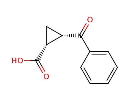 Molecular Structure of 1601-81-6 (2-benzoylcyclopropanecarboxylic acid)