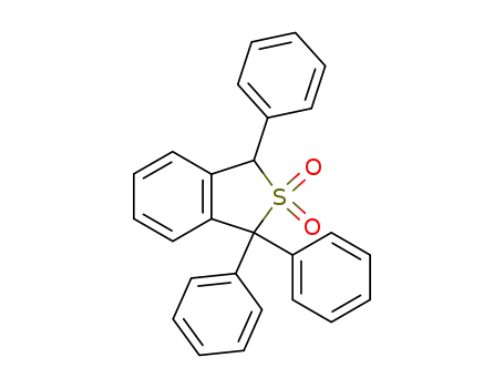 2,2-dioxo-1,1,3-triphenyl-1,3-dihydro-2λ<sup>6</sup>-benzo[<i>c</i>]thiophene