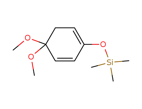 Molecular Structure of 130660-13-8 ((4,4-Dimethoxy-cyclohexa-1,5-dienyloxy)-trimethyl-silane)