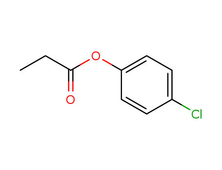 Propanoic acid,4-chlorophenyl ester