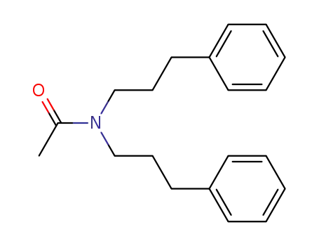 Molecular Structure of 109418-64-6 (N,N-bis(3-phenylpropyl)acetamide)