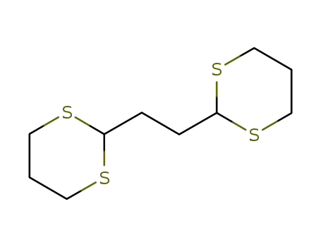 Molecular Structure of 14947-53-6 (2,2'-ETHYLENEBIS(1,3-DITHIANE))