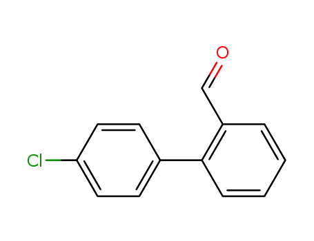 Molecular Structure of 153850-83-0 (4'-CHLORO-BIPHENYL-2-CARBALDEHYDE)