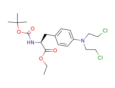 L-Phenylalanine,
4-[bis(2-chloroethyl)amino]-N-[(1,1-dimethylethoxy)carbonyl]-, ethyl
ester