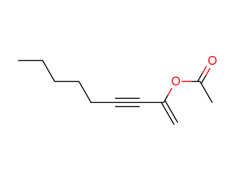 Molecular Structure of 211996-16-6 (non-1-en-3-yn-2-yl acetate)
