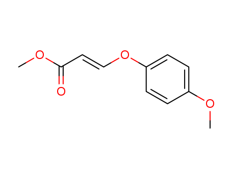 2-Propenoic acid, 3-(4-methoxyphenoxy)-, methyl ester, (2E)-