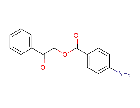 Molecular Structure of 107692-58-0 (2-OXO-2-PHENYLETHYL 4-AMINOBENZOATE)