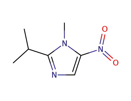 Molecular Structure of 14885-29-1 (Ipronidazole)