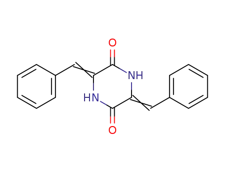Molecular Structure of 1233-98-3 (3,6-dibenzylidene-2,5-piperazinedione)